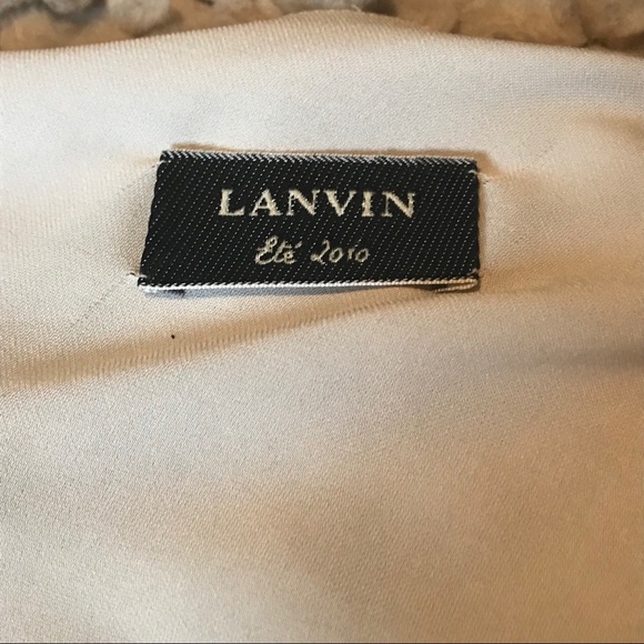 SOLD✨Lanvin couture photo shoot silk dress - Picture 3 of 8